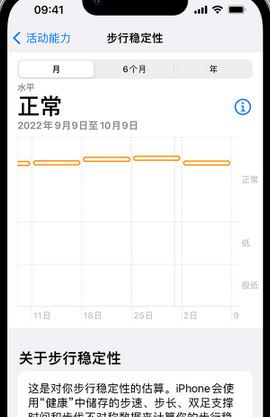 古浪iPhone手机维修如何在iPhone开启'步行稳定性通知'