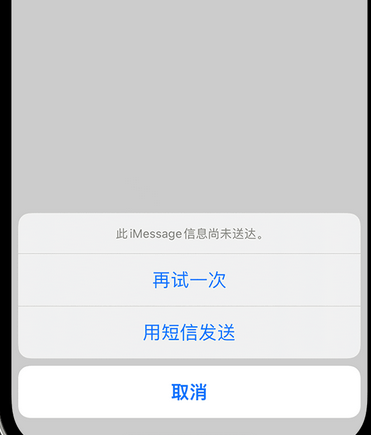 古浪apple维修iPhone上无法正常发送iMessage信息