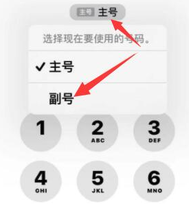 古浪苹果14维修店分享iPhone 14 Pro Max使用副卡打电话的方法 