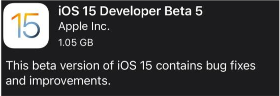古浪苹果手机维修分享如何升级到iOS15.0 beta5 