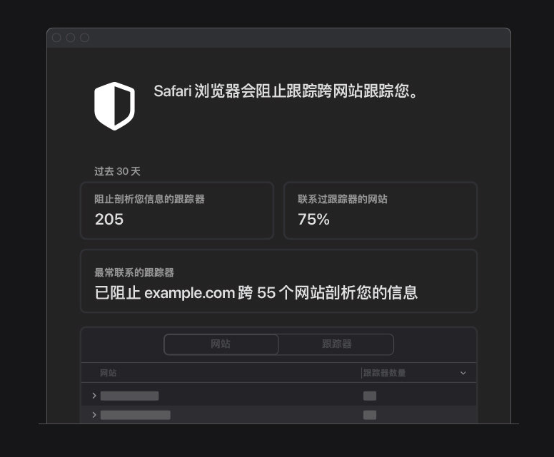 古浪苹果手机维修分享如何在 Safari 浏览器中查看和打开隐私报告 
